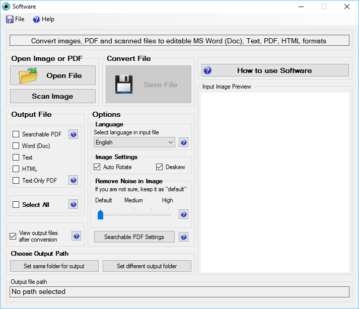 JPG To Word Convertor Software